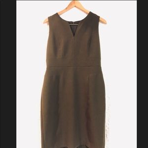 Ann Taylor Olive Green Sheath Dress